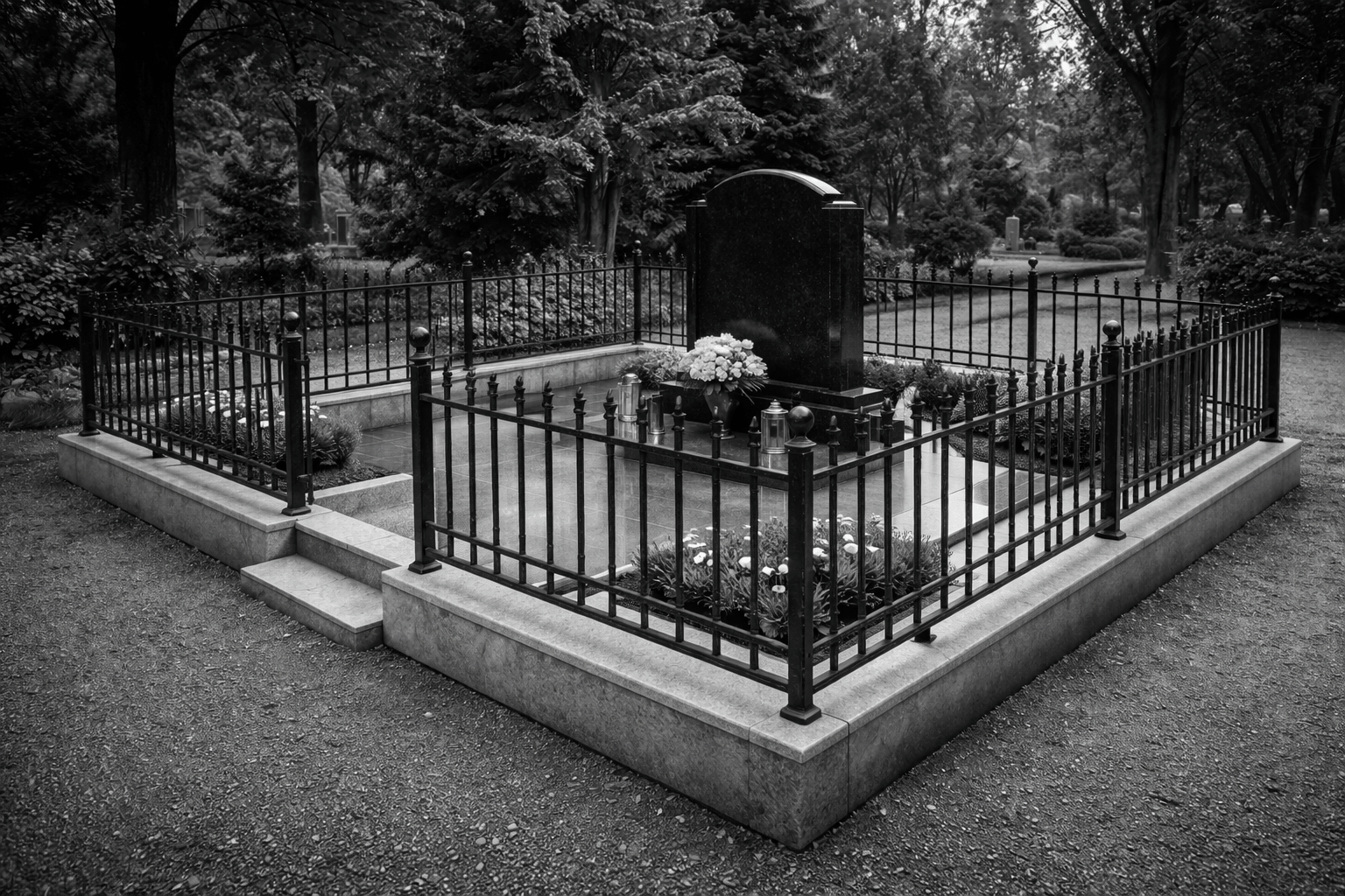 ЦОКОЛЬ С ОГРАДОЙ